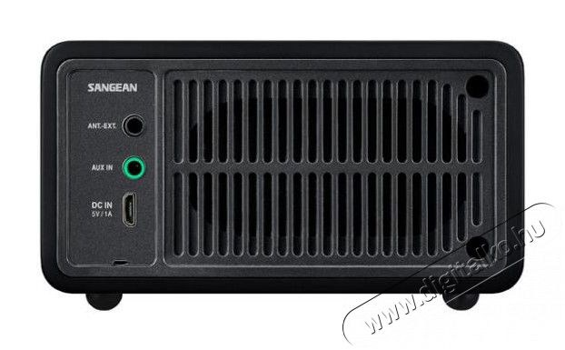 Sangean WR-7 Genuine Mini Bluetooth FM rádió (fekete) Audio-Video / Hifi / Multimédia - Rádió / órás rádió - Asztali rádió - 345340