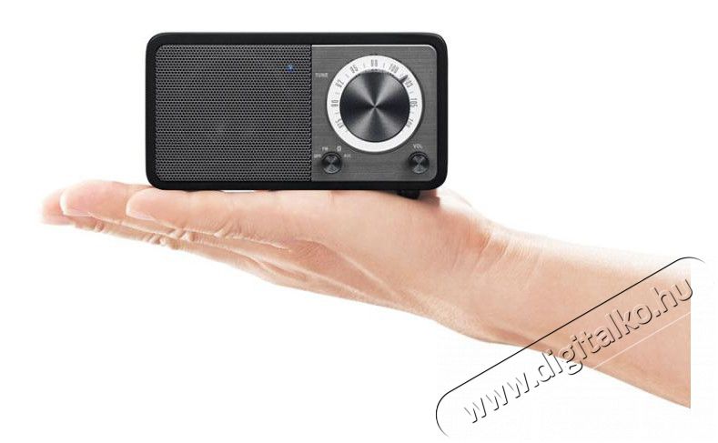 Sangean WR-7 Genuine Mini Bluetooth FM rádió (fekete) Audio-Video / Hifi / Multimédia - Rádió / órás rádió - Asztali rádió - 345340
