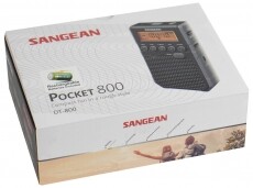 Sangean DT-800 digitális szintézeres zsebrádió hangszóróval Audio-Video / Hifi / Multimédia - Rádió / órás rádió - Hordozható, zseb-, táska rádió - 349829
