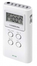 Sangean DT-120 AM/FM sztereó zsebrádió - fehér Audio-Video / Hifi / Multimédia - Rádió / órás rádió - Hordozható, zseb-, táska rádió - 259260
