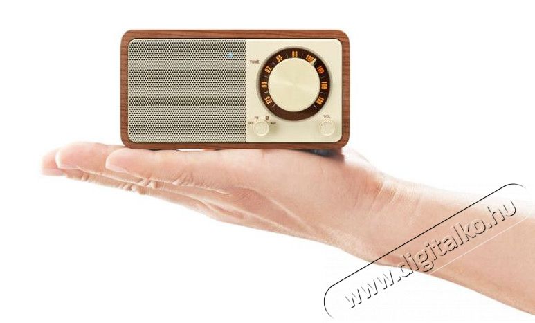Sangean WR-7 Genuine Mini Bluetooth FM rádió (cseresznye) Audio-Video / Hifi / Multimédia - Rádió / órás rádió - Asztali rádió - 345339