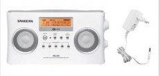 Sangean PR-D5 PACK sztereó táskarádió + hálózati adapter - fehér Audio-Video / Hifi / Multimédia - Rádió / órás rádió - Hordozható, zseb-, táska rádió - 259279