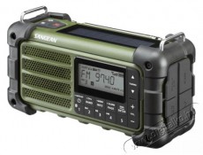 Sangean MMR-99 FM / AM / Bluetooth napelemes vészhelyzet rádió (zöld) Audio-Video / Hifi / Multimédia - Rádió / órás rádió - Hordozható, zseb-, táska rádió - 381274