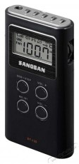 Sangean DT-120 AM/FM sztereó zsebrádió - fekete Audio-Video / Hifi / Multimédia - Rádió / órás rádió - Hordozható, zseb-, táska rádió - 259261
