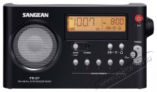 Sangean PR-D7 P AM/FM táskarádió akkutöltéssel - fekete Audio-Video / Hifi / Multimédia - Rádió / órás rádió - Hordozható, zseb-, táska rádió - 259281