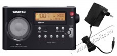 Sangean PR-D7 P AM/FM táskarádió akkutöltéssel - fekete Audio-Video / Hifi / Multimédia - Rádió / órás rádió - Hordozható, zseb-, táska rádió - 259281