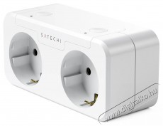 Satechi  Apple Homekit Dual Smart Outlet (EU), fehér Háztartás / Otthon / Kültér - Okos otthon - Okos konnektor - 521388