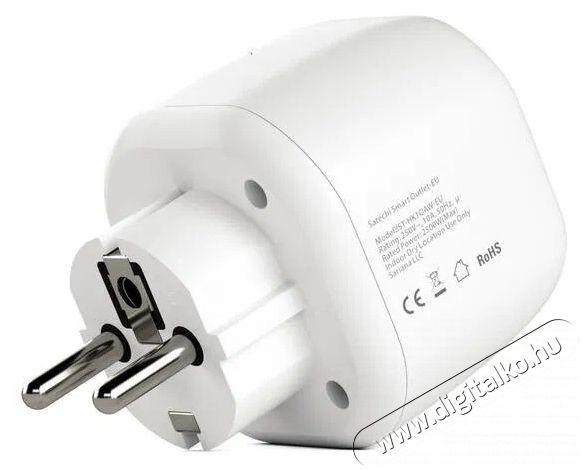 Satechi  Homekit Smart Outlet (EU), fehér Háztartás / Otthon / Kültér - Okos otthon - Okos konnektor - 521389