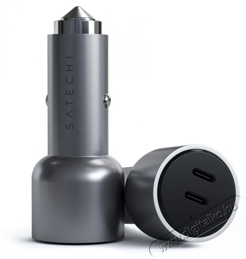 Satechi  40W Dual USB-C PD Car Charger, Ez&uuml;st Aut&oacute;hifi / Aut&oacute; felszerel&eacute;s - Aut&oacute;s t&ouml;ltő / szivargy&uacute;jt&oacute; adapter - 533742
