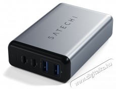 Satechi  75W Dual Type-C PD Travel Charger, 2x USB-A, 1x USB-C PD 18W, 1x USB-C PD 60W, Űrsz&uuml;rke Mobil / Kommunik&aacute;ci&oacute; / Smart - Powerbank / K&uuml;lső akkumul&aacute;tor &eacute;s t&ouml;ltő - 533741