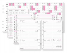 Saturnus Kalendart L311/F heti beosztású fehér gyűrűs betétlap csomag Háztartás / Otthon / Kültér - Egyéb háztartási termék - 405158