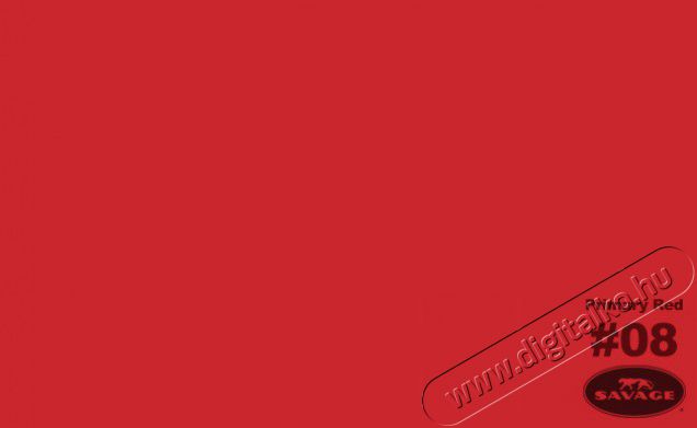 Savage Papír háttér (1,35 m x 11 m) - Primary Red Fotó-Videó kiegészítők - Háttér - Papír háttér - 291037