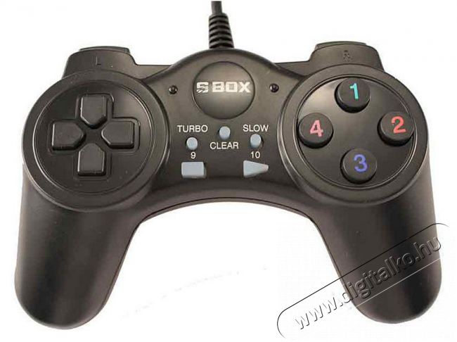 Sbox GP-2009 PS2/PS3/PC digitális USB gamepad Iroda és számítástechnika - Számítógép tartozék - PC kontroller - 324736
