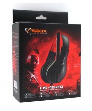 Sbox HS-1520 Gamer headset Audio-Video / Hifi / Multimédia - Fül és Fejhallgatók - Fejhallgató mikrofonnal / headset - 324742