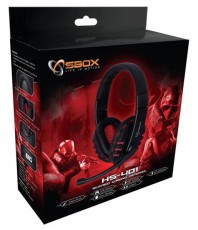Sbox HS-401 Gamer headset - piros Audio-Video / Hifi / Multimédia - Fül és Fejhallgatók - Fejhallgató mikrofonnal / headset - 324745