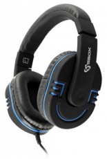 Sbox HS-401BBl Gamer headset - kék Audio-Video / Hifi / Multimédia - Fül és Fejhallgatók - Fejhallgató mikrofonnal / headset - 324746