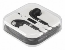 Sbox IEP-204B mikrofonos fülhallgató - fekete Audio-Video / Hifi / Multimédia - Fül és Fejhallgatók - Fülhallgató mikrofonnal / headset - 332775