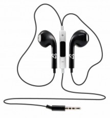 Sbox IEP-204B mikrofonos fülhallgató - fekete Audio-Video / Hifi / Multimédia - Fül és Fejhallgatók - Fülhallgató mikrofonnal / headset - 332775