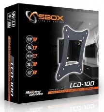 Sbox LCD-100 13-30 dönthető fali konzol Tv kiegészítők - Fali tartó / konzol - Fali tv tartó - 324750