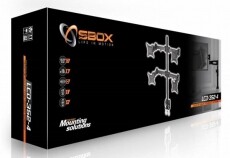 Sbox LCD-352/4 13"-27" 4 LCD dönthető, karos asztali konzol Tv kiegészítők - Fali tartó / konzol - Fali tv tartó - 324759