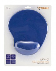 Sbox MP-01BL ERGO kék zselés egérpad Iroda és számítástechnika - Egér - Egérpad - 342255