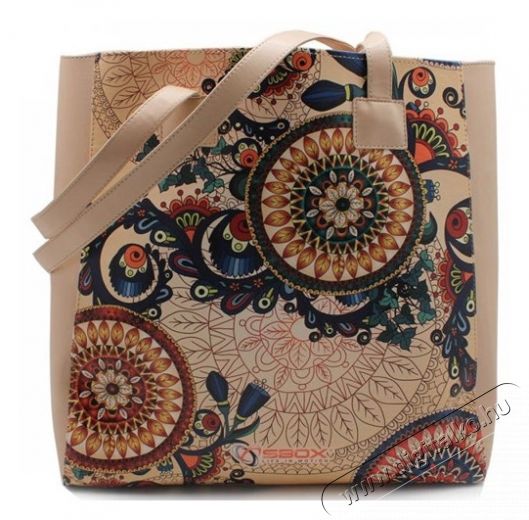 Sbox NBA-0096 Prága 14" notebook táska - bézs mintás Iroda és számítástechnika - Notebook kiegészítő - Notebook táska / tok - 324778