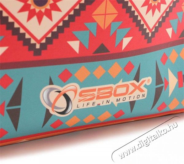 Sbox NBA-0097 Prága 14" notebook táska - mozaik mintás Iroda és számítástechnika - Notebook kiegészítő - Notebook táska / tok - 324779