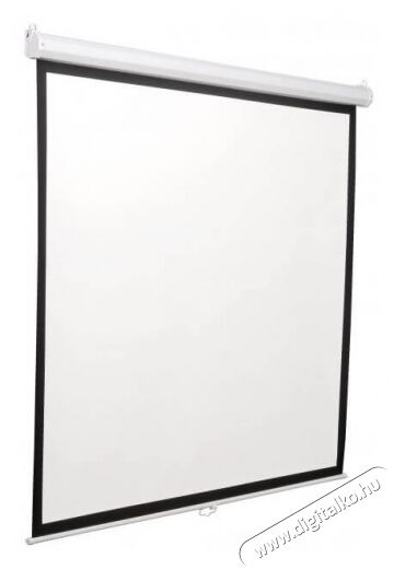 Sbox PSA-112 4:3 200x200 cm matt fehér elektromos vetítővászon fekete kerettel Tv kiegészítők - Vetítővászon - 341452