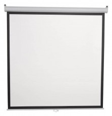 Sbox PSM-96 4:3 172x172 cm matt fehér rolós vetítővászon fekete kerettel Tv kiegészítők - Vetítővászon - 341457