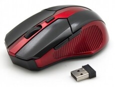 Sbox WM-9017BR vezeték nélküli egér - fekete/piros Iroda és számítástechnika - Egér - Vezeték nélküli egér - 324809