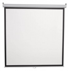 Sbox PSA-112 4:3 200x200 cm matt fehér elektromos vetítővászon fekete kerettel Tv kiegészítők - Vetítővászon - 341452