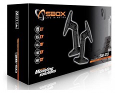 Sbox SB-20 Hangszóró tartó állvány Audio-Video / Hifi / Multimédia - Hangfal tartó / állvány - Hangsugárzó állvány - 385462