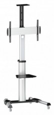 Sbox FS-446 37"-70" VESA 600x400 görgős ezüst prezentációs állvány Tv kiegészítők - Fali tartó / konzol - Kiegészítő / adapter - 410587