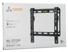 Sbox BL-3722F 43 VESA 200x200 fix fali konzol Tv kieg&eacute;sz&iacute;tők - Fali tart&oacute; / konzol - Fali tv tart&oacute; - 507109
