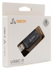 Sbox USBC-11 külső hangkártya Iroda és számítástechnika - Számítógép tartozék - Hangkártya - 507410