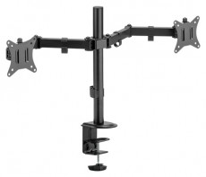 Sbox LCD-352/2-2 17-32 dönthető, forgatható asztali dual monitor tartó konzol Tv kiegészítők - Fali tartó / konzol - Asztali tartó - 507715