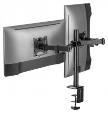 Sbox LCD-352/2-2 17-32 dönthető, forgatható asztali dual monitor tartó konzol Tv kiegészítők - Fali tartó / konzol - Asztali tartó - 507715