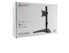 Sbox LCD-F012-2 17-32 dönthető, forgatható asztali monitor tartó konzol Tv kiegészítők - Fali tartó / konzol - Asztali tartó - 507718