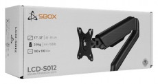 Sbox LCD-S012-2 17-32 dönthető, forgatható asztali monitor tartó konzol Tv kiegészítők - Fali tartó / konzol - Asztali tartó - 507716