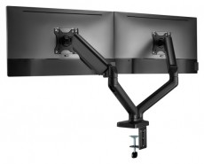 Sbox LCD-S024-2 17-32 dönthető, forgatható asztali dual monitor tartó konzol Tv kiegészítők - Fali tartó / konzol - Asztali tartó - 507717