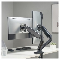 Sbox LCD-S024-2 17-32 dönthető, forgatható asztali dual monitor tartó konzol Tv kiegészítők - Fali tartó / konzol - Asztali tartó - 507717