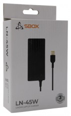 Sbox LN-45W Lenovo laptopokhoz töltő adapter Iroda és számítástechnika - Notebook kiegészítő - Notebook töltő / hálózati adapter - 508478