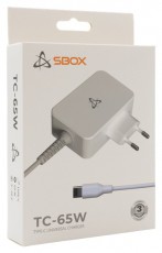 Sbox TC-65W töltő adapter Akkuk és töltők - Li-ion akkumulátor és töltő (gyári) - Töltő / hálózati adapter - 508479