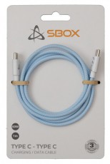 Sbox TYPE-C-1-BL 1 60W Type-C kék adat- és töltőkábel Iroda és számítástechnika - Számítógép tartozék - USB kábel - 507655