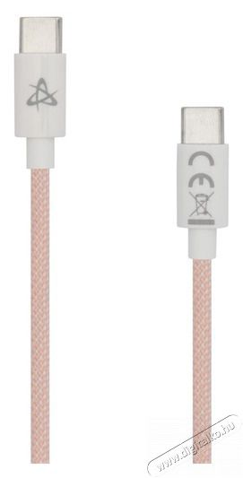 Sbox TYPE-C-1-P 1m 60W Type-C pink adat- és töltőkábel Tv kiegészítők - Kábel / csatlakozó - USB kábel - 507722