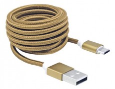 Sbox USB AM-MICRO-15G 1,5m arany Micro USB kábel Iroda és számítástechnika - Számítógép tartozék - USB kábel - 507601