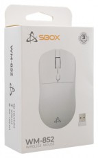 Sbox WM-852W 4D 2,4GHz fehér vezeték nélküli optikai egér Iroda és számítástechnika - Egér - Vezeték nélküli egér - 507758