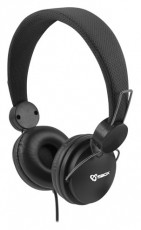 Sbox HS-736B fekete mikrofonos fejhallgató Audio-Video / Hifi / Multimédia - Fül és Fejhallgatók - Fülhallgató mikrofonnal / headset - 514361