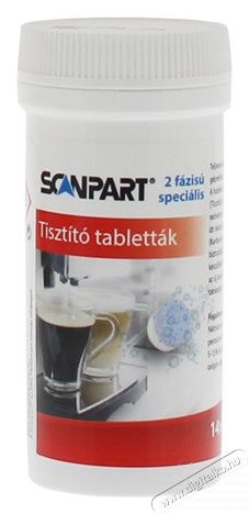 Scanpart 2790000221 2 fázis 3,5 g 15 mm 14db tisztítótabletta Konyhai termékek - Kávéfőző / kávéörlő / kiegészítő - Filter / tisztító / vízkőmentesítő - 462902