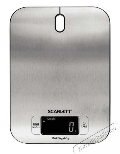 Scarlett SCKS57P99 rozsdamentes konyhai mérleg Konyhai termékek - Konyhai mérleg - 332788
